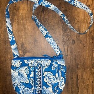 Vera Bradley Blue Floral Crossbody Bag
